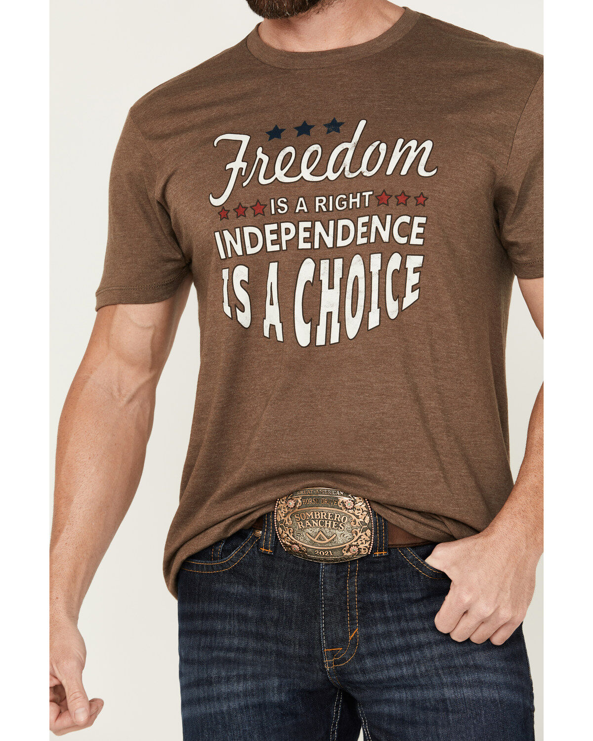 Cody James Men's Freedom Short Sleeve Graphic T-Shirt