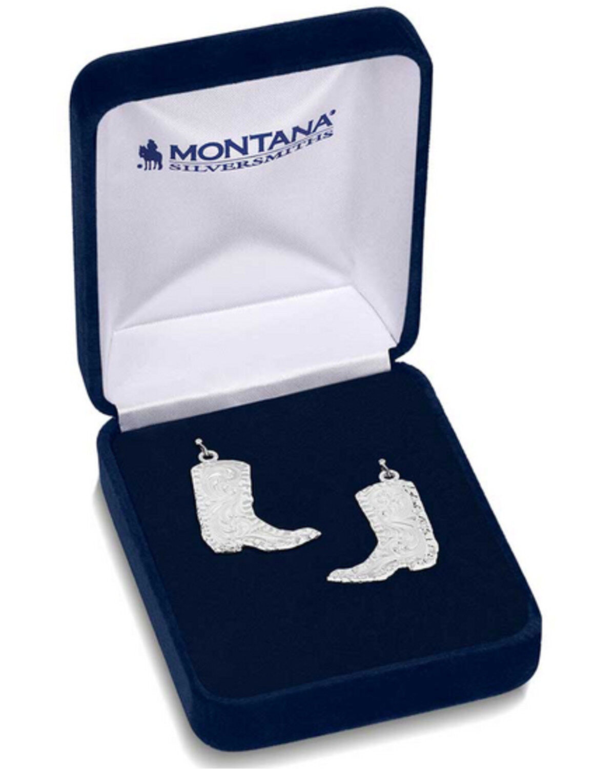 Montana Silversmiths Women's Chiseled Boots Earrings