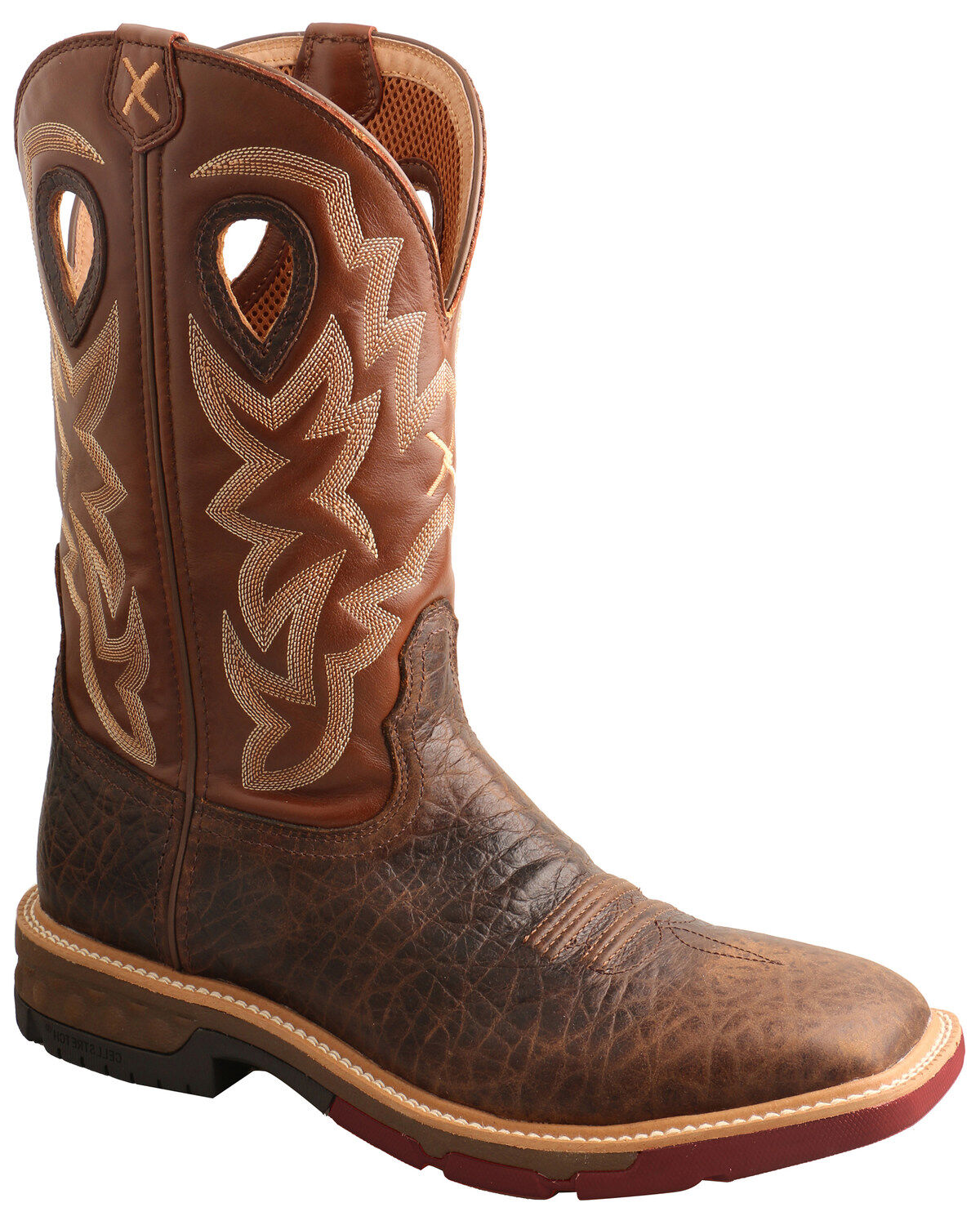 Twisted X Men's Waterproof Western Work Boots - Alloy Toe