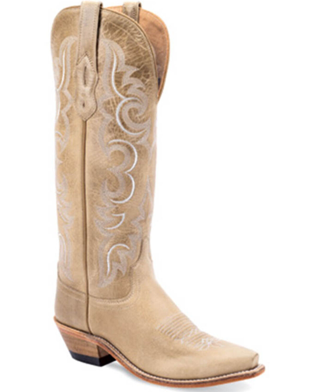 Old West Women's Cactus Tall Western Boots - Snip Toe