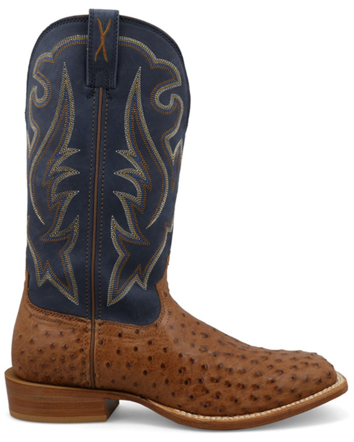 Twisted X Men's Reserve Exotic Ostrich Western Boots - Broad Square Toe