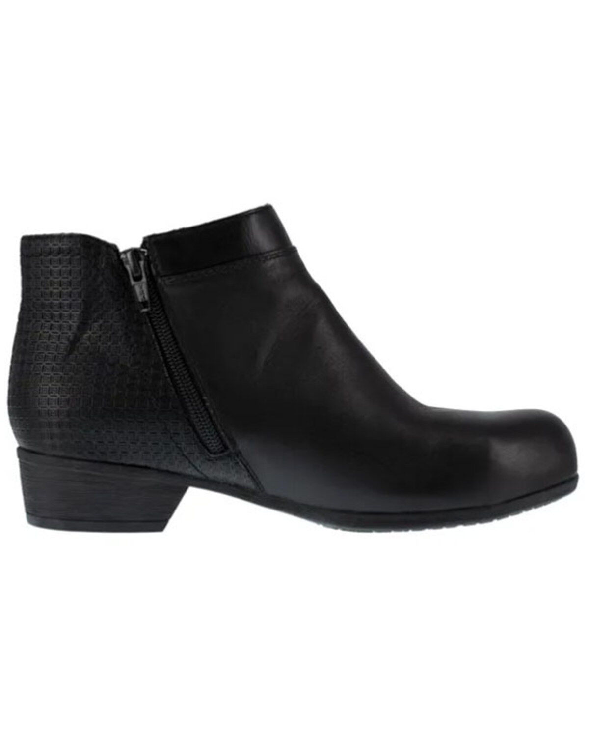 Rockport Women's Black Carly Work Booties - Alloy Toe
