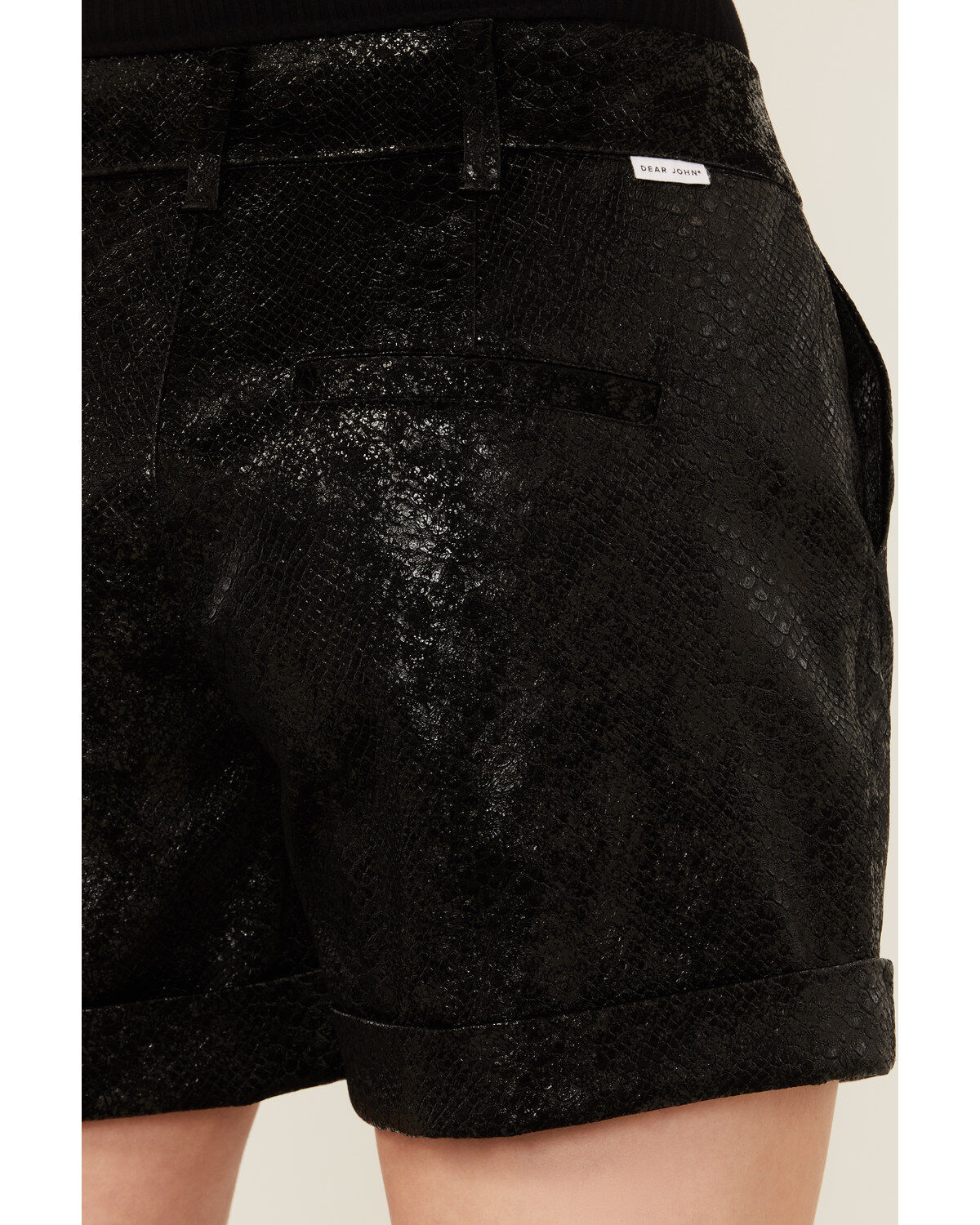 Dear John Women's Mid Rise Snake Print Shorts