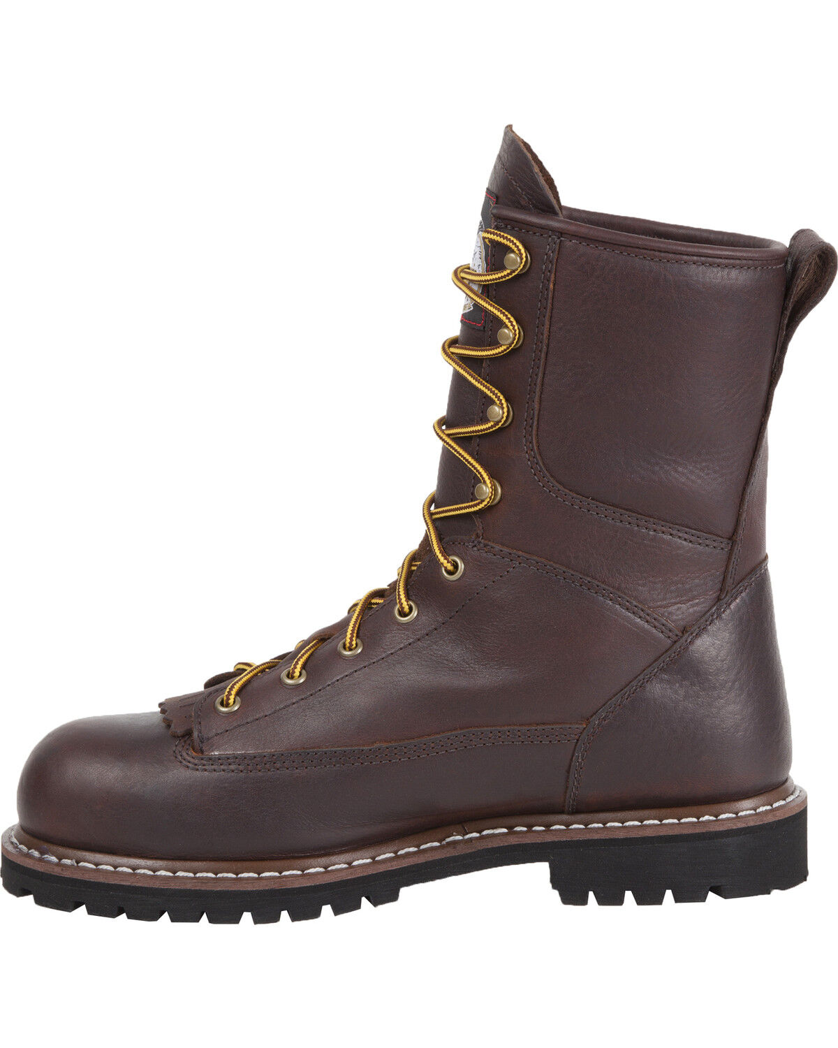 Georgia Waterproof 8" Low Heel Logger Work Boots