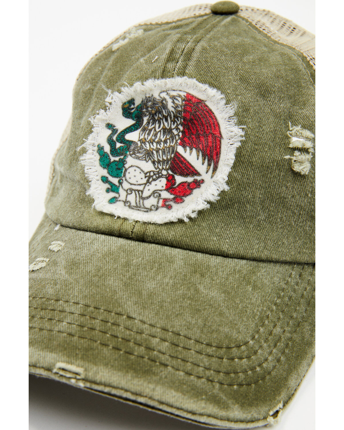 Cody James Men's Mexican Flag Eagle Ball Cap