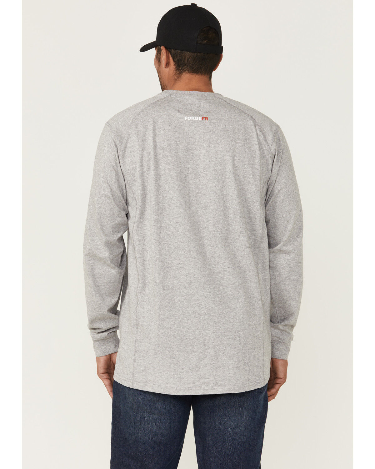 Forge Workwear Men's Lightweight Crew Neck Long Sleeve Tee