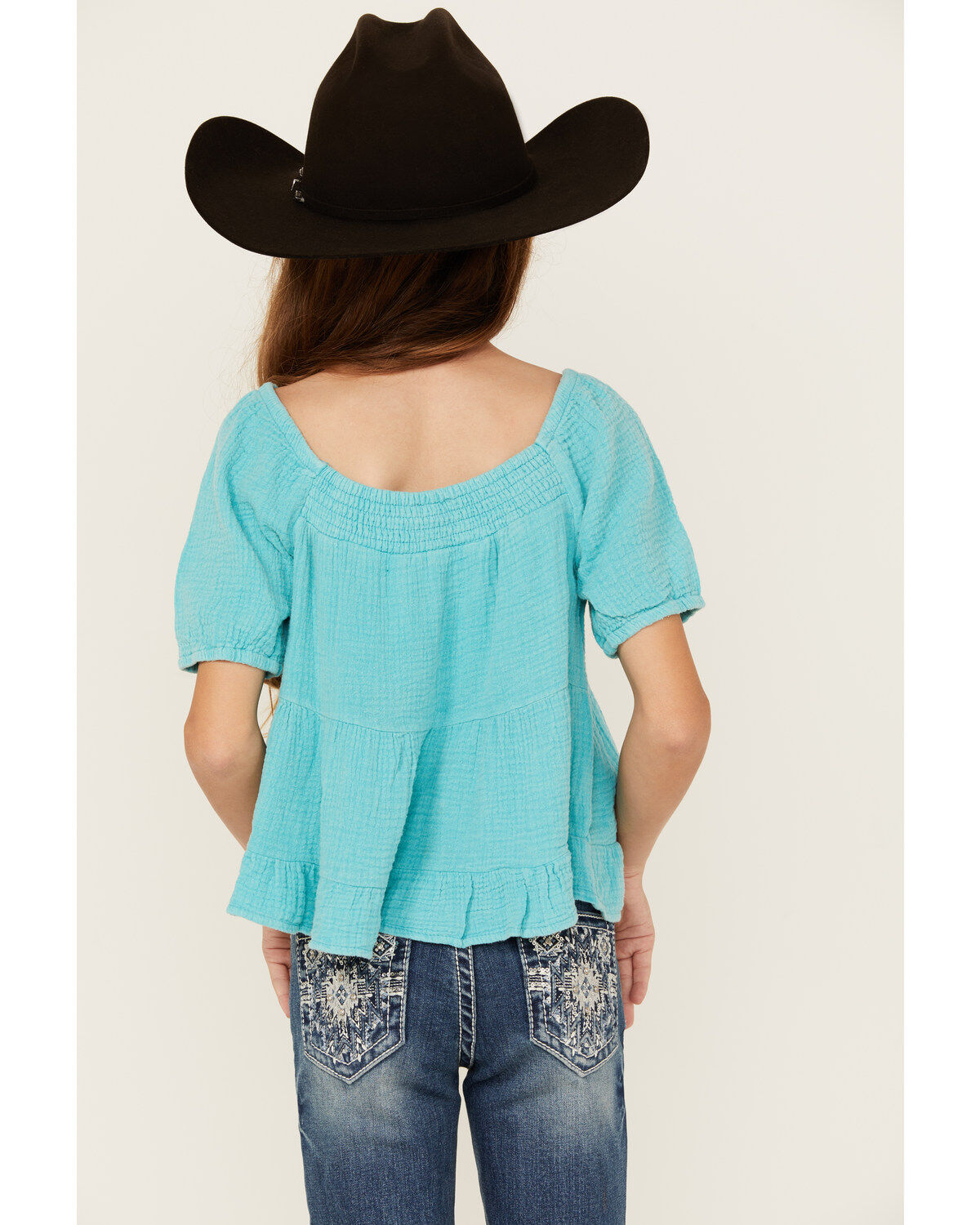 Hayden LA Girls' Puff Sleeve Top