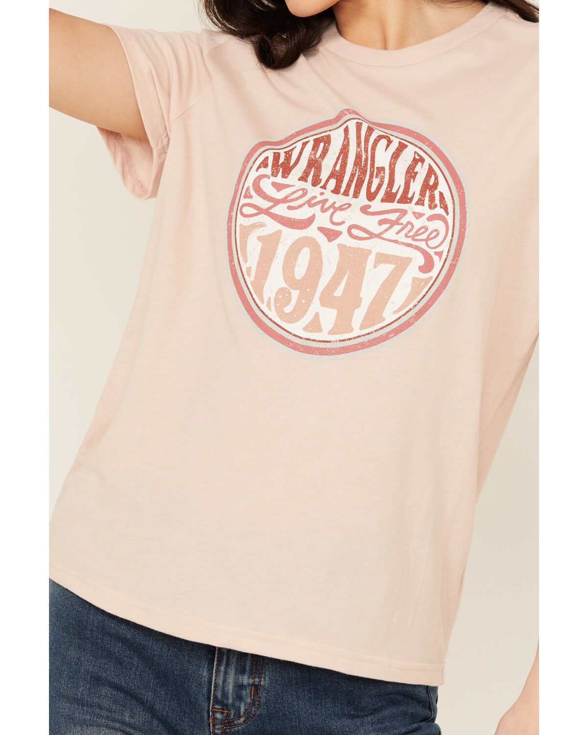 Wrangler Women's Live Free Short Sleeve Graphic Tee