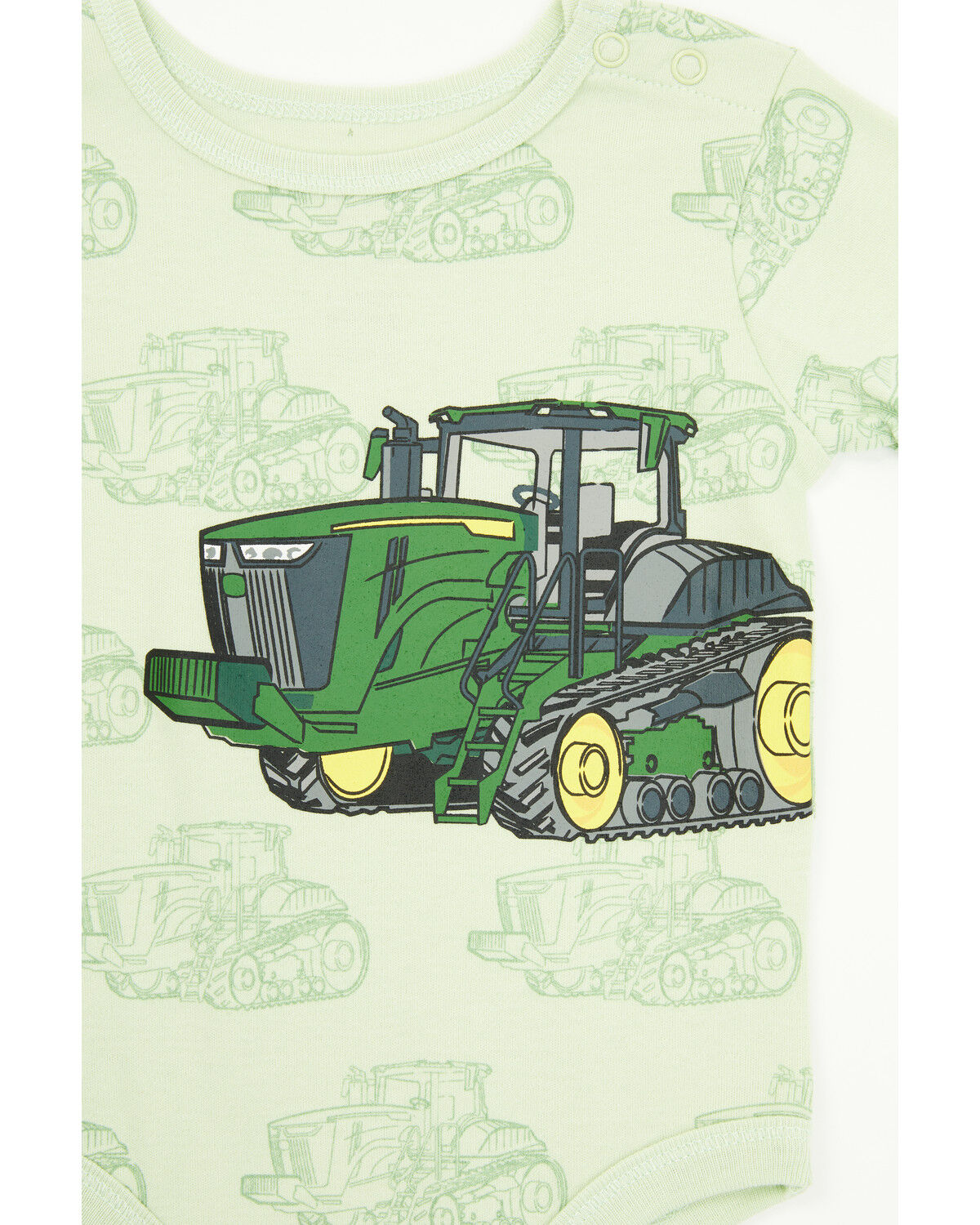 John Deere Infant Boys' Double Duty Tractor Short Sleeve Onesie