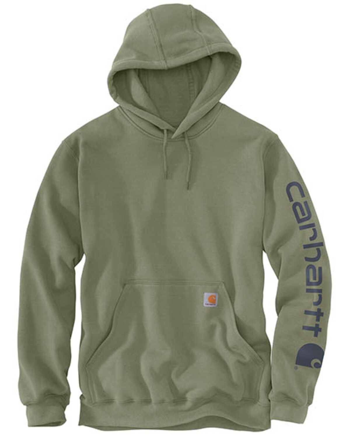 Carhart Men's Loose Fit Midweight Logo Hooded Sweatshirt
