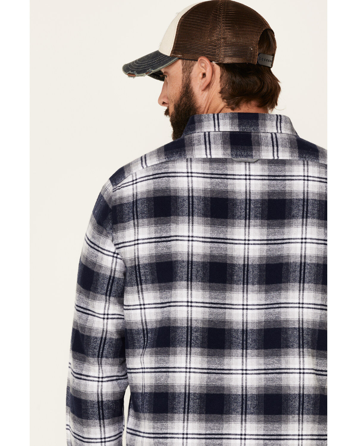 Flag & Anthem Men's Hanston Large Plaid Long Sleeve Flannel Shirt