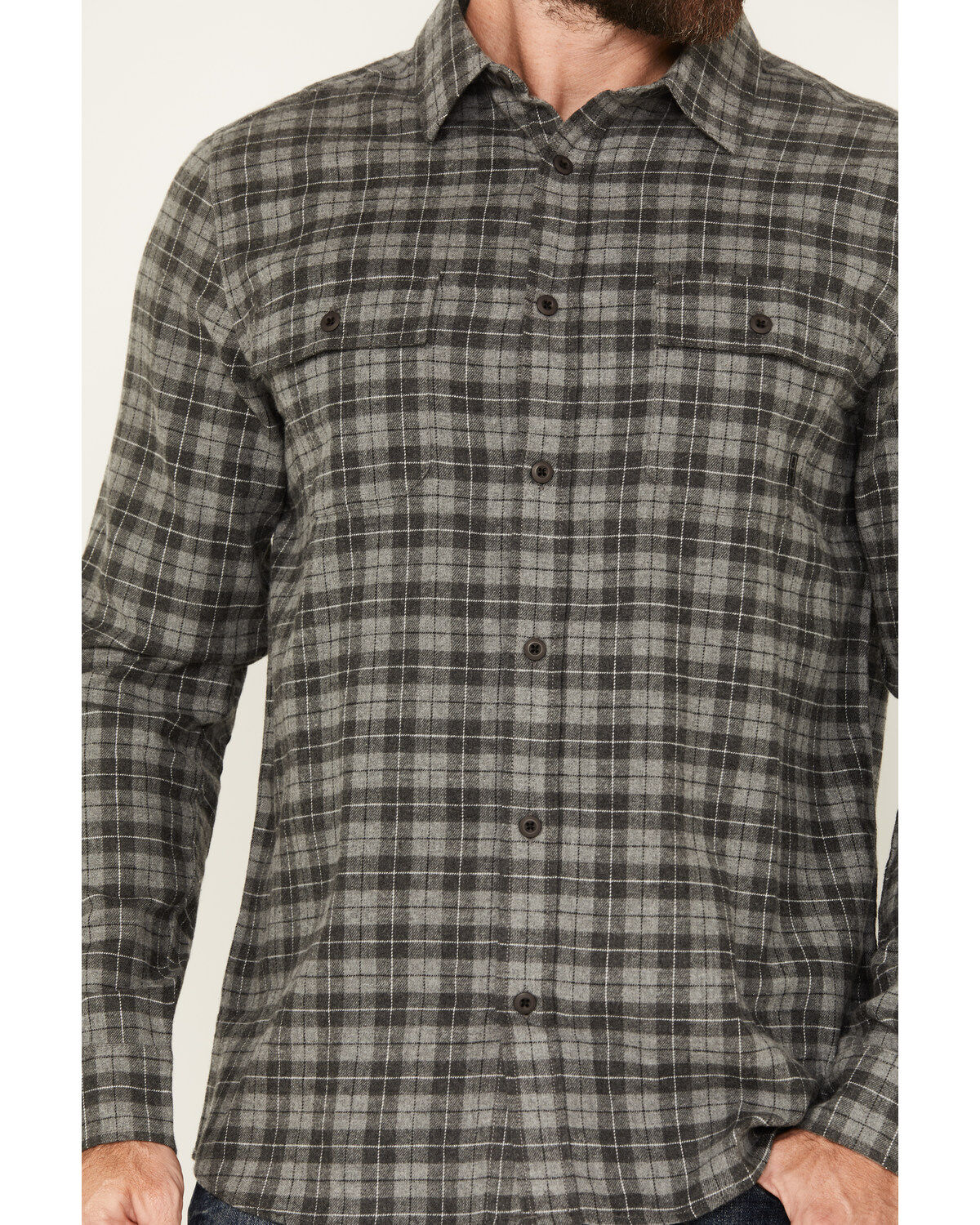 Brothers and Sons Men's Burleson Everyday Plaid Print Long Sleeve Button Down Flannel