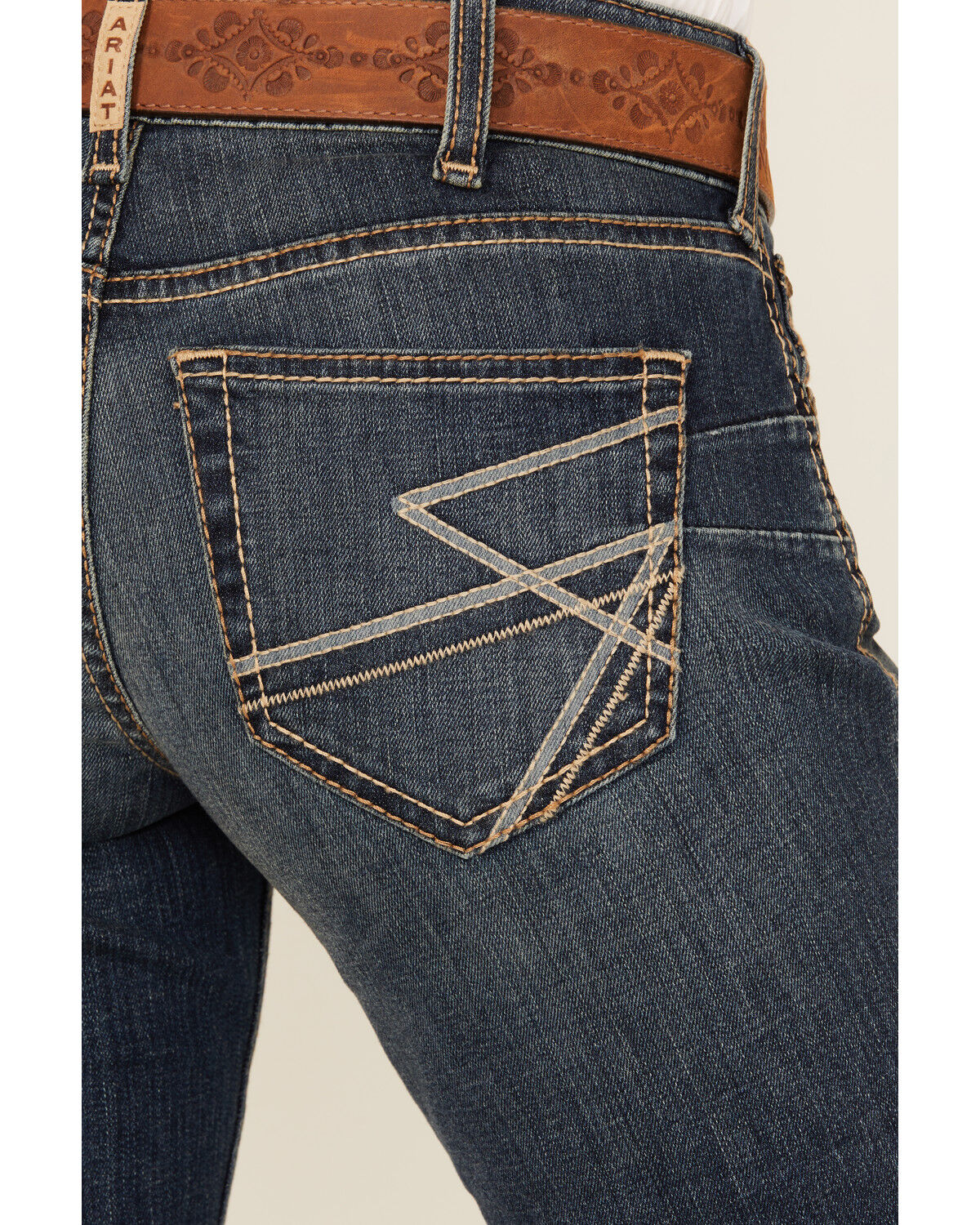 Ariat Women's Sonia Dark Wash Mid Rise Bootcut Stretch Denim Jeans