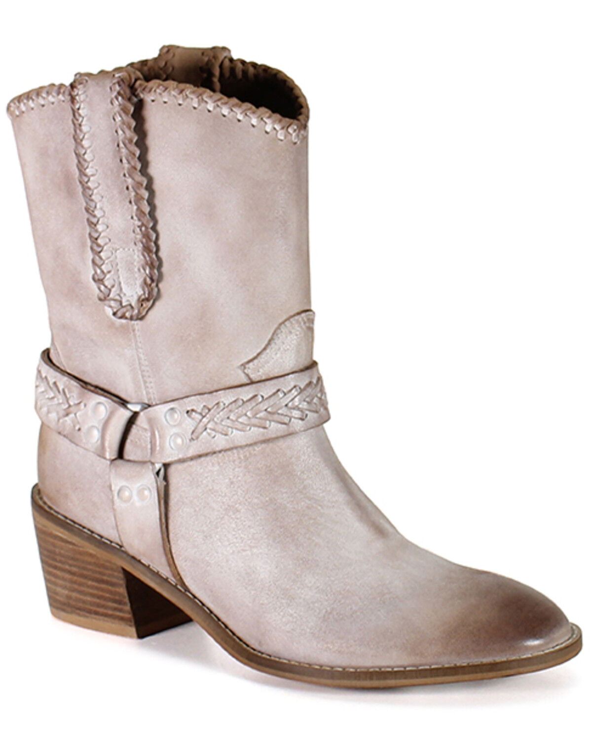 Diba True Women's Glass Heart Western Booties - Round Toe