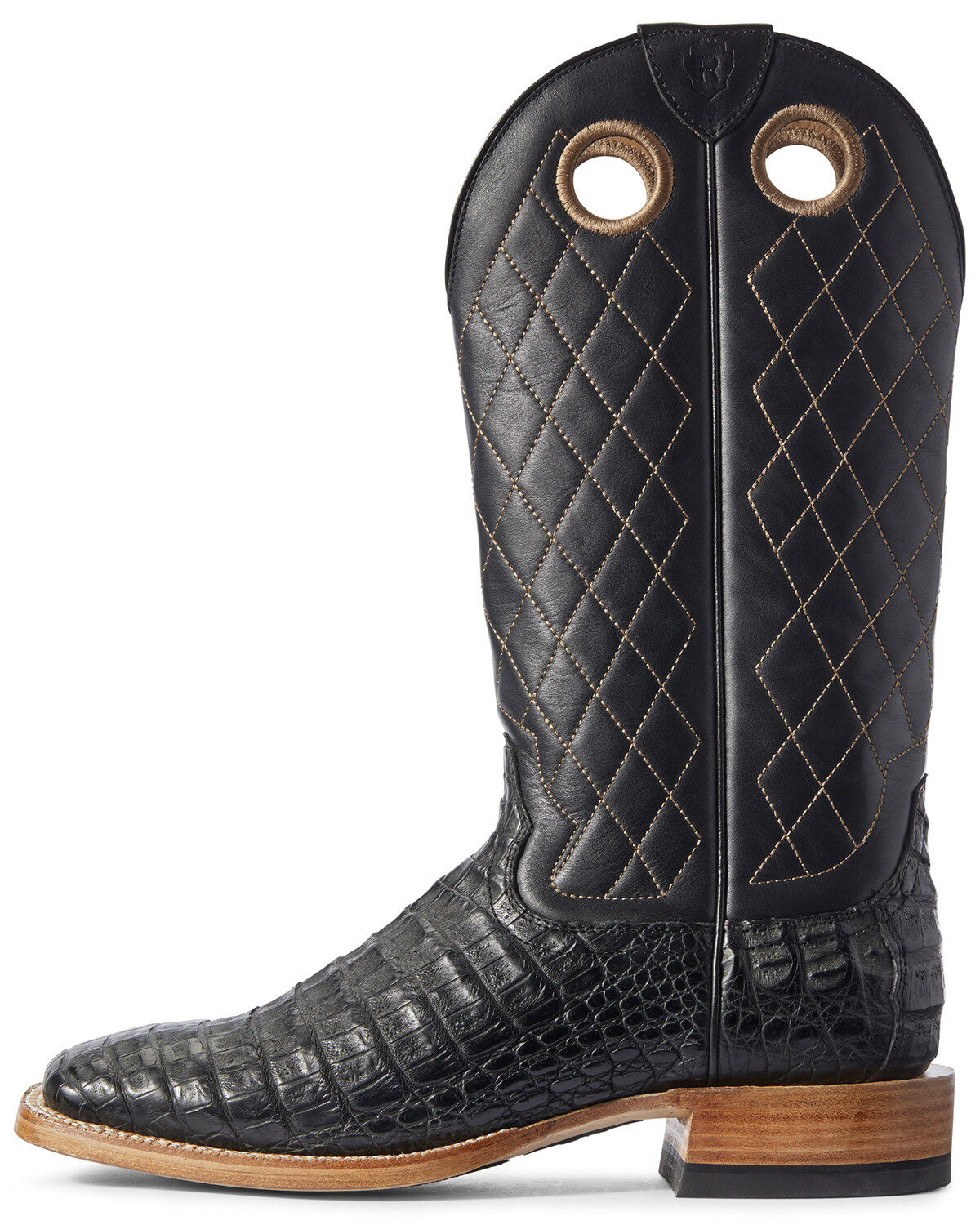 Ariat Men's Caiman Belly Western Boots - Broad Square Toe