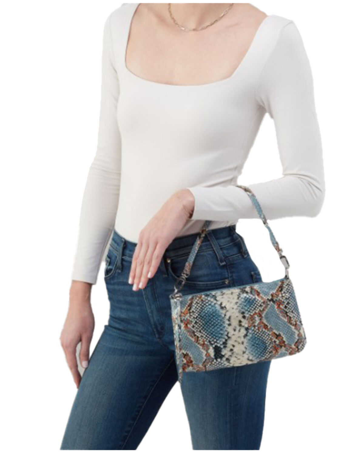 Hobo Women's Darcy Snake Print Crossbody Bag