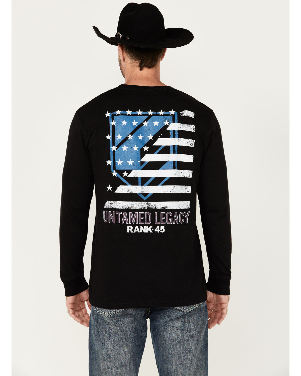 RANK 45® Men's Patriot Long Sleeve Graphic T-Shirt