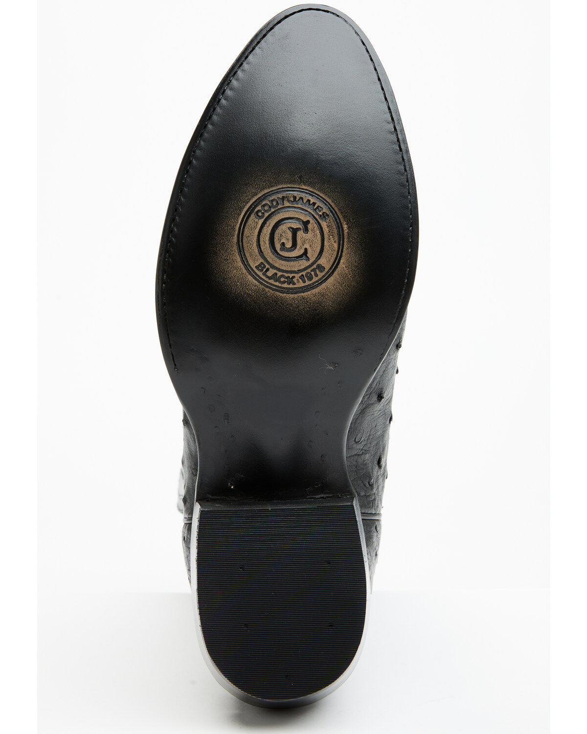 Cody James Black 1978® Men's Chapman Exotic Full-Quill Ostrich Western Boots - Round Toe