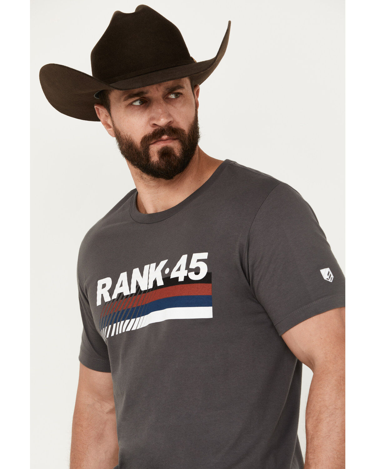 RANK 45 Men's USA Gradient Short Sleeve T-Shirt