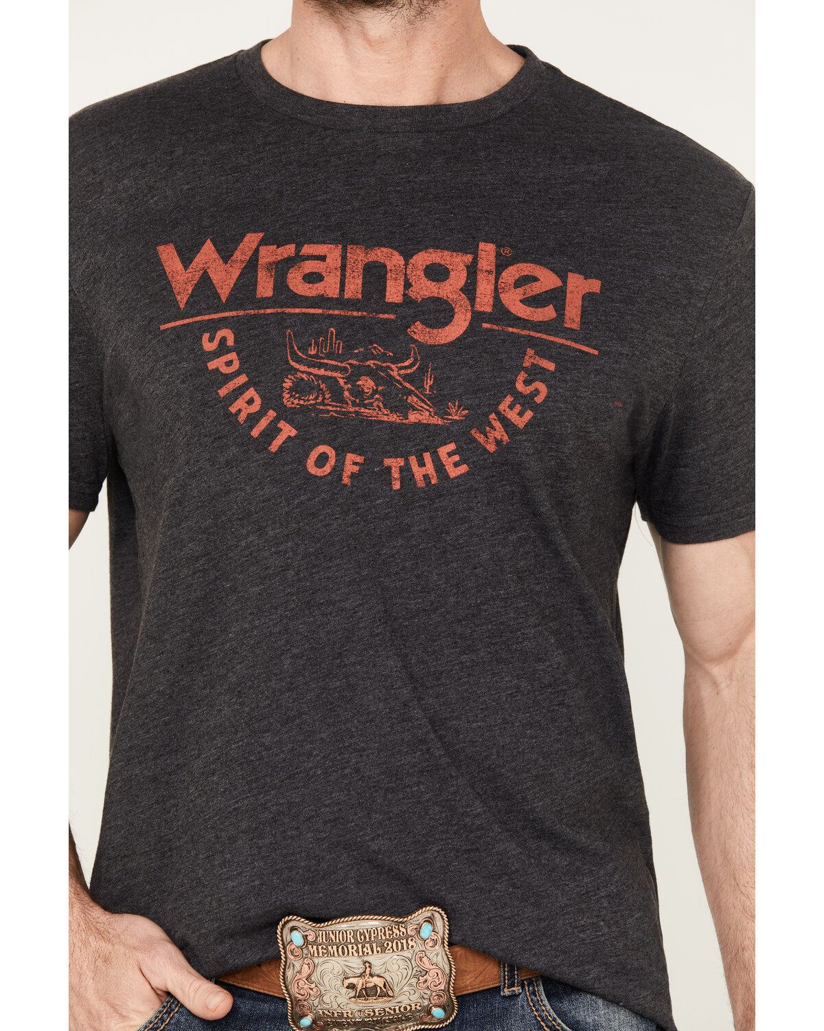 Wrangler Men's Boot Barn Exclusive Spirit of the West Short Sleeve Graphic T-Shirt