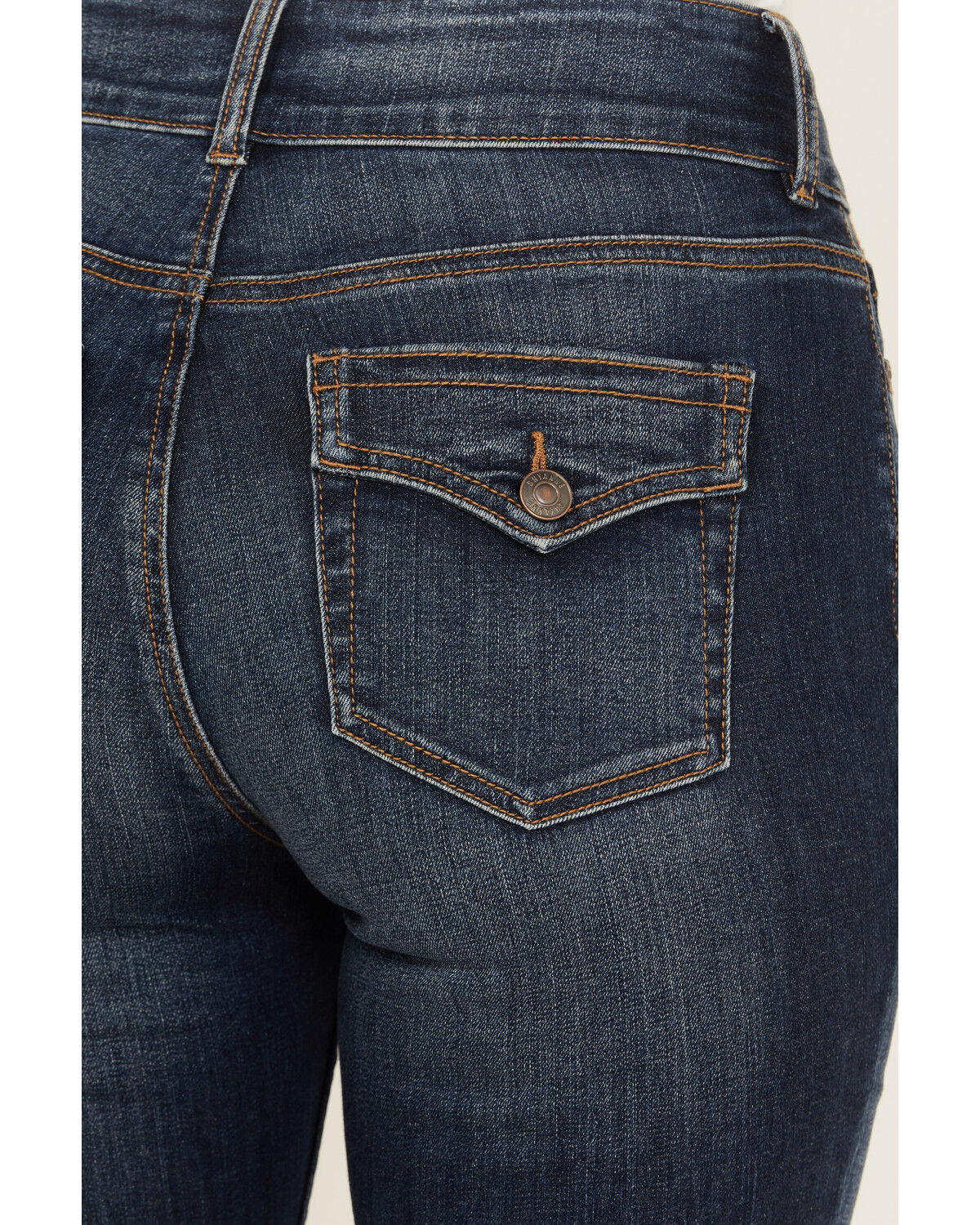 Shyanne Women's Rhine High Rise Dark Wash Bootcut Stretch Denim Jeans