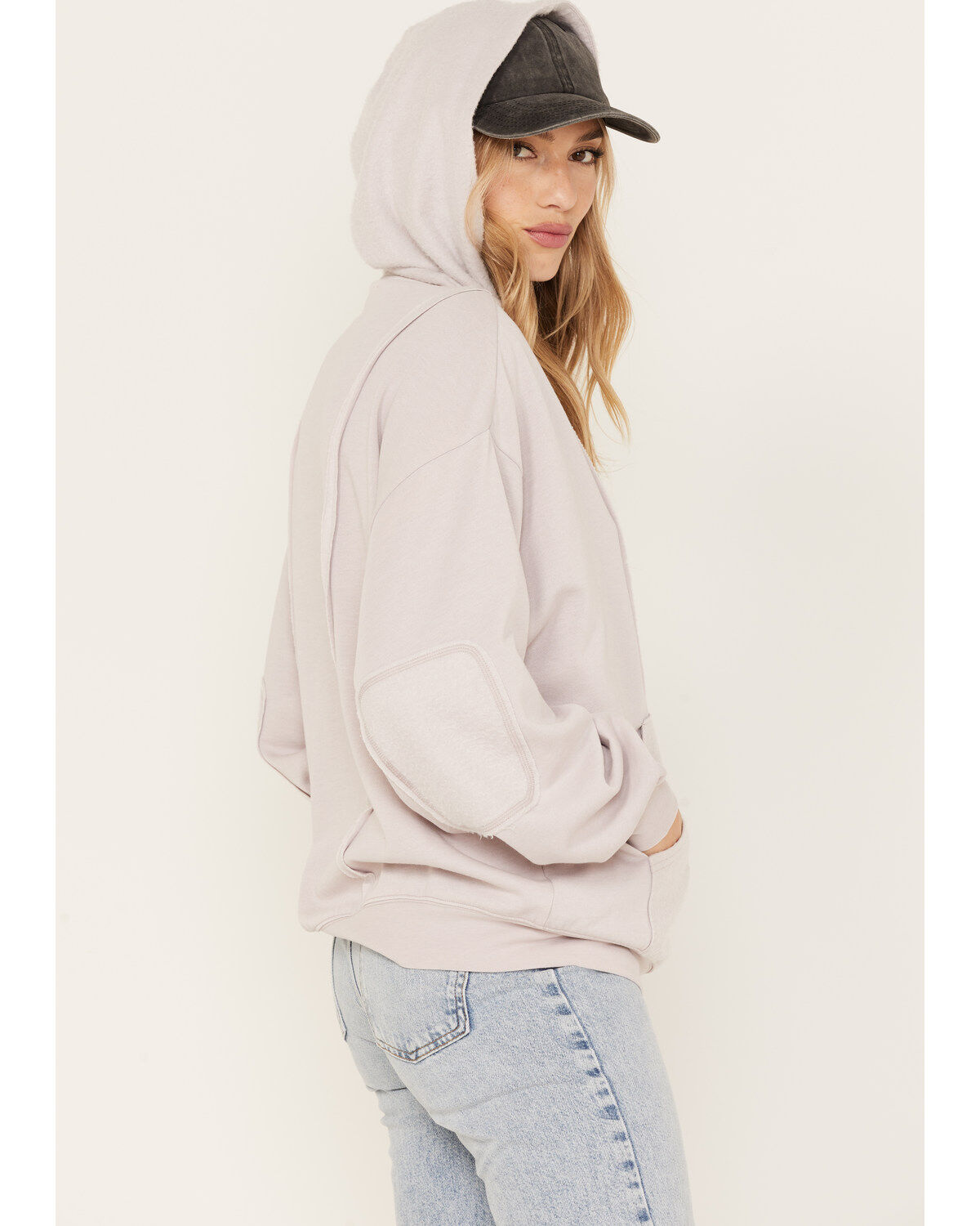 Cleo + Wolf Women's Seamed Zip Hoodie