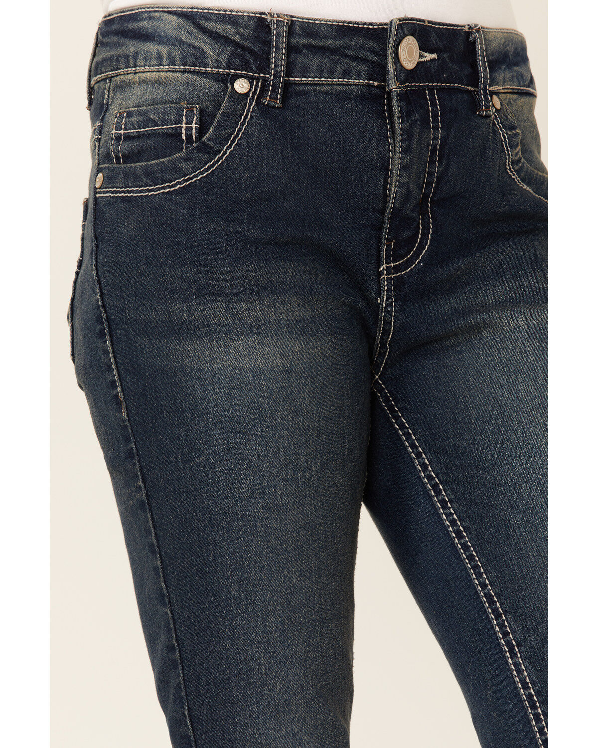 Silver Girls' Tammy Dark Wash Bootcut Jeans