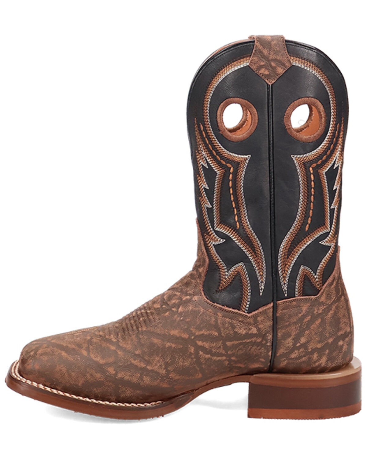 Dan Post Men's Elephant Print Western Boots - Broad Square Toe