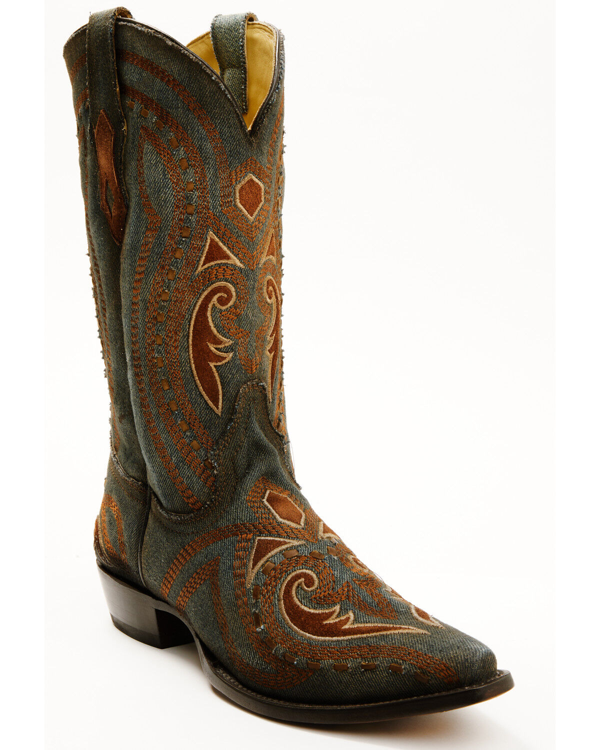 Corral Men's Denim Western Boots - Snip Toe