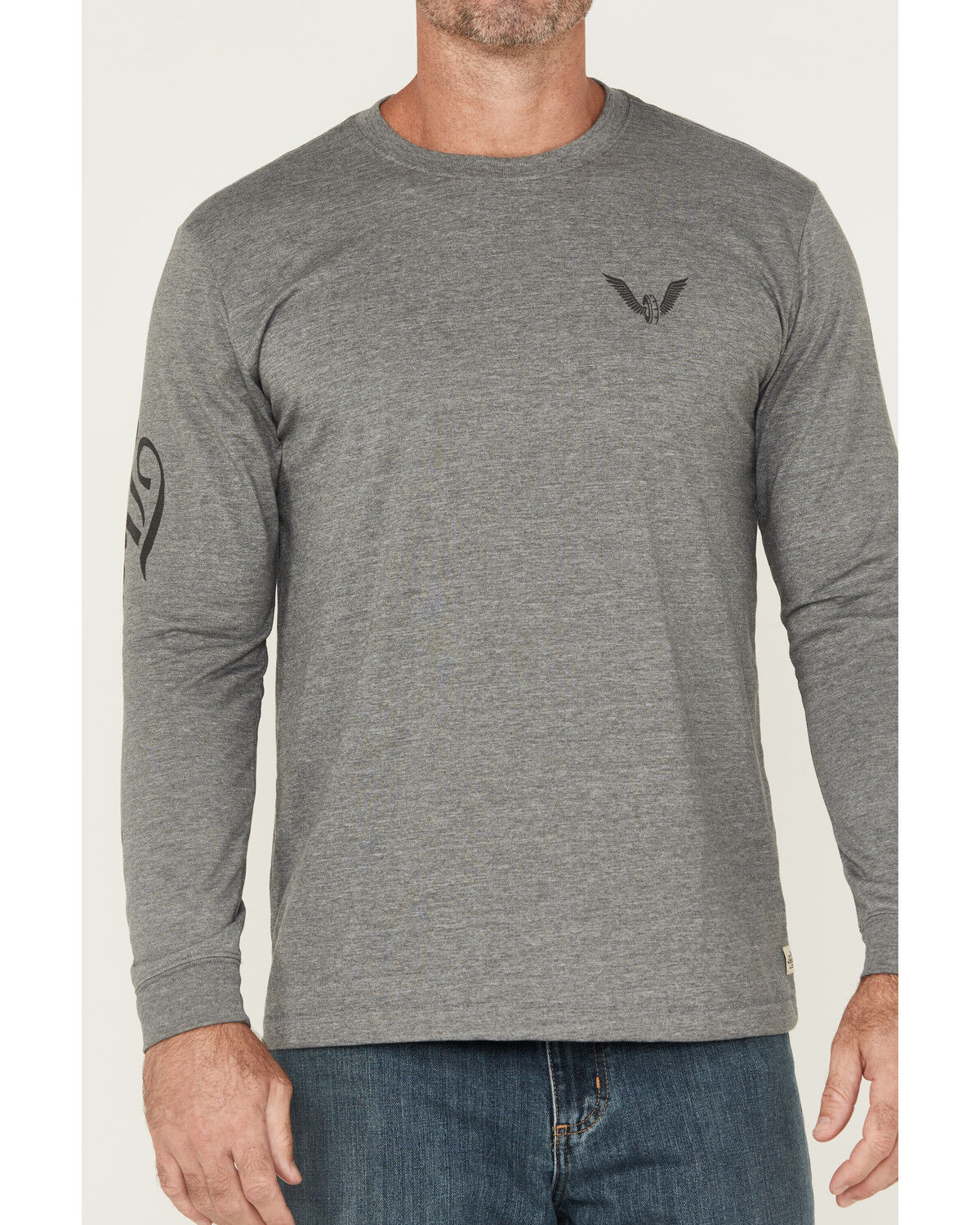 Thorogood Men's Wheel Script Logo Long Sleeve Graphic T-Shirt