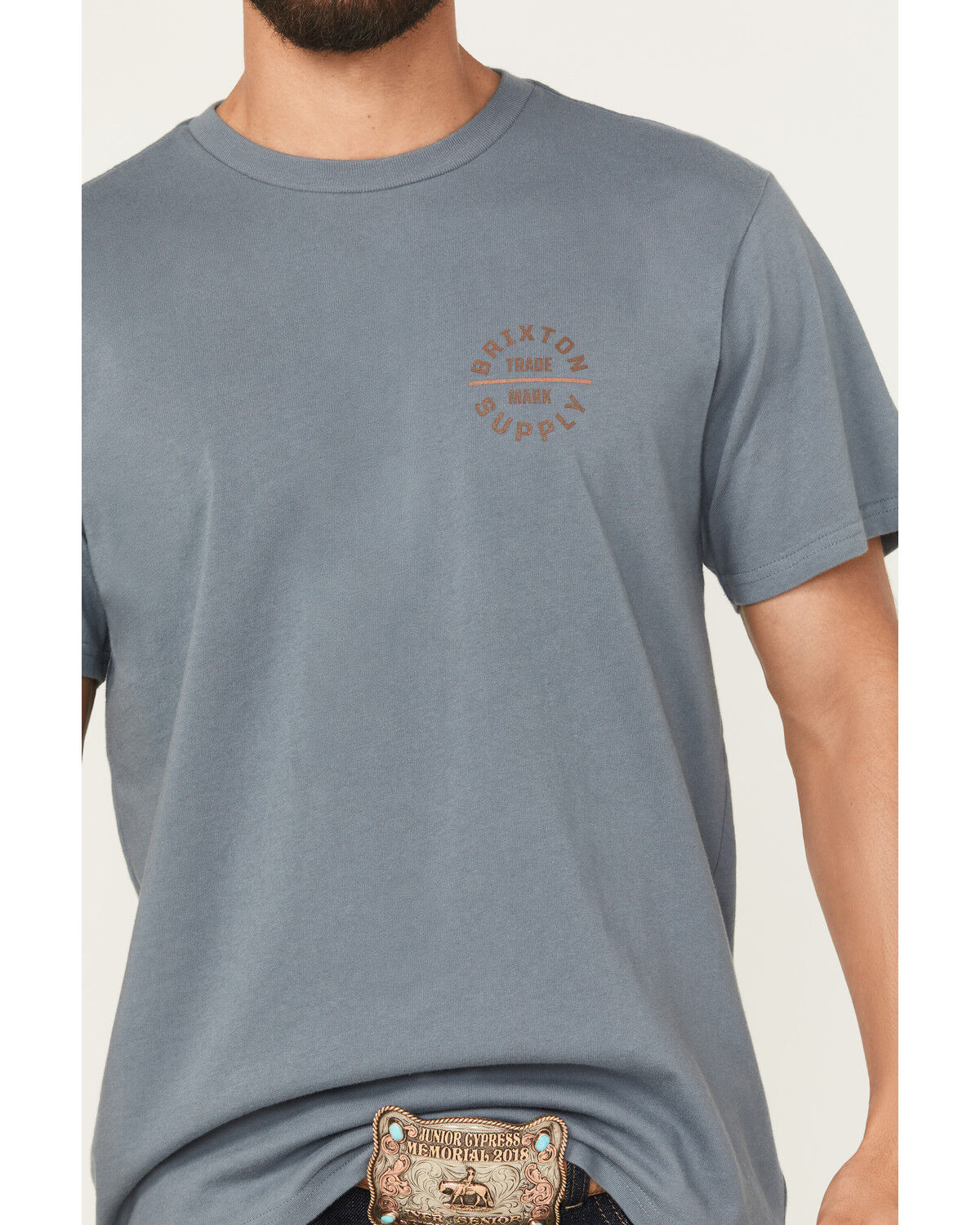 Brixton Men's Oath Logo Short Sleeve Graphic T-Shirt