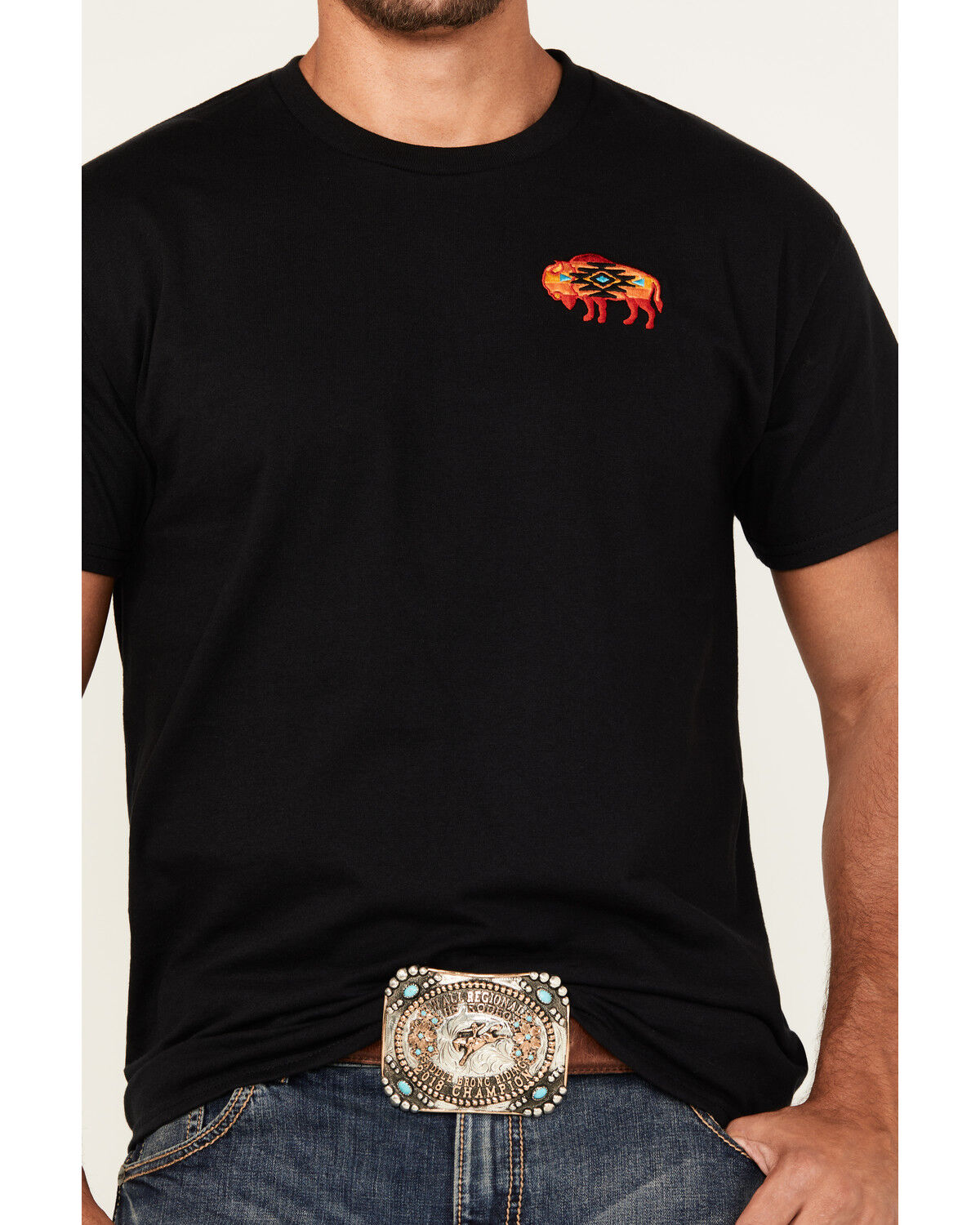 Riot Society Men's Boot Barn Exclusive Native Buffalo Short Sleeve Graphic T-Shirt