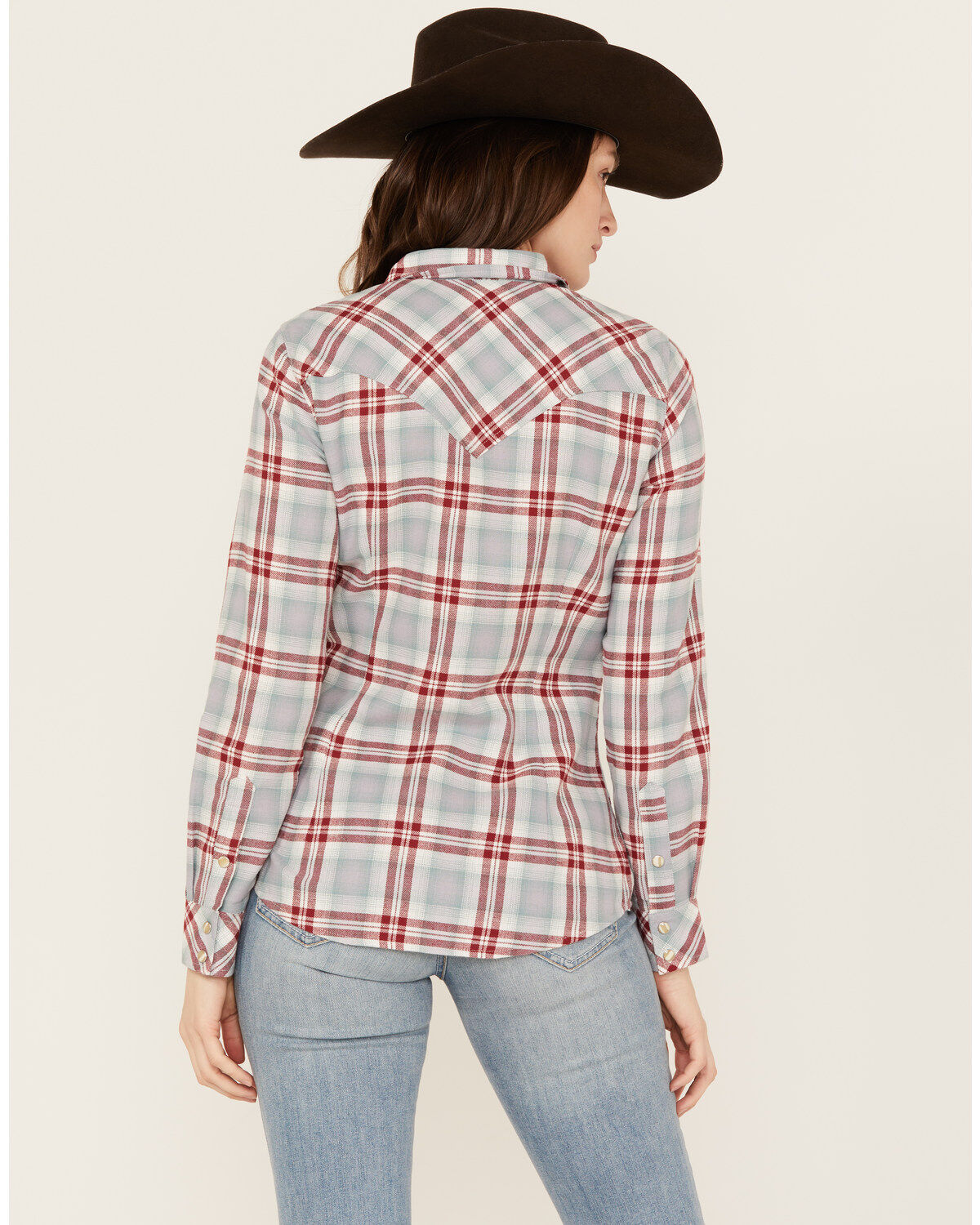 Wrangler Retro Women's Boot Barn Exclusive Long Sleeve Snap Western Flannel Shirt