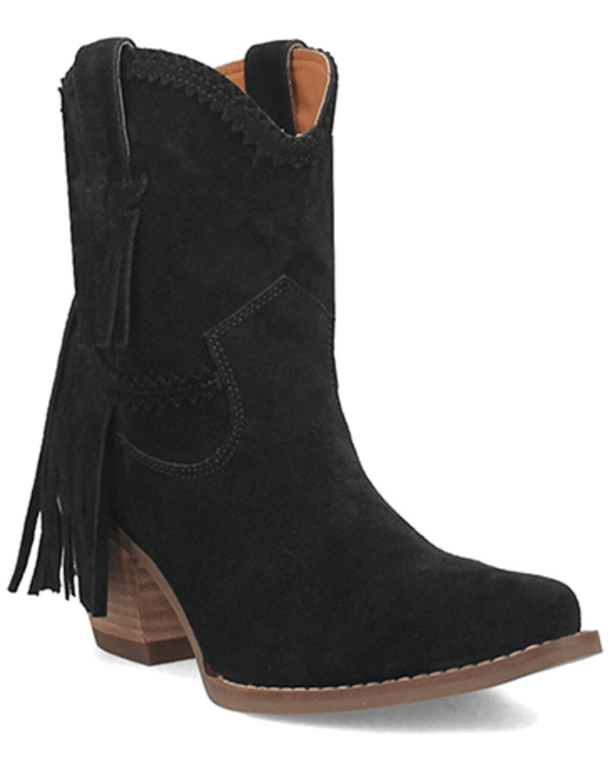 Dingo Women's Fandango Fringe Western Booties - Snip Toe