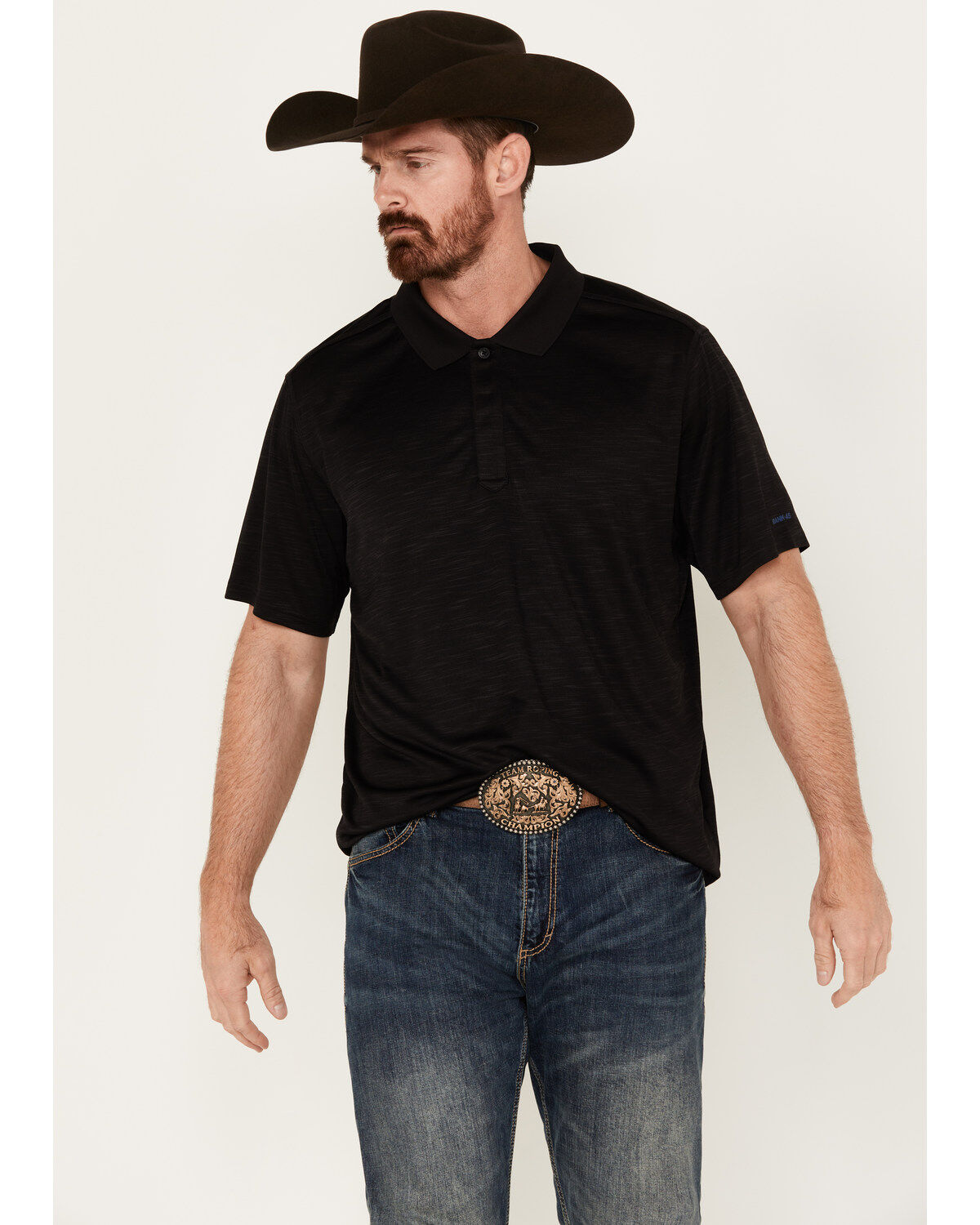 RANK 45® Men's Solid Tech Polo