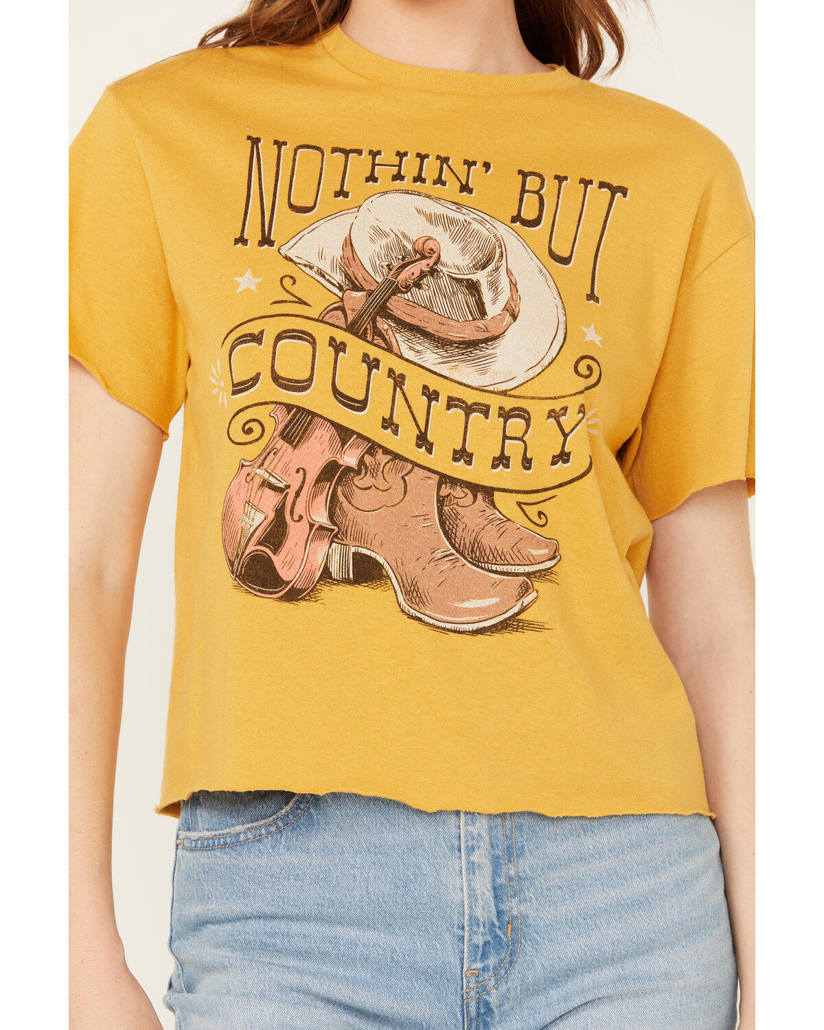 American Highway Women's Nothin But Country Short Sleeve Graphic Tee