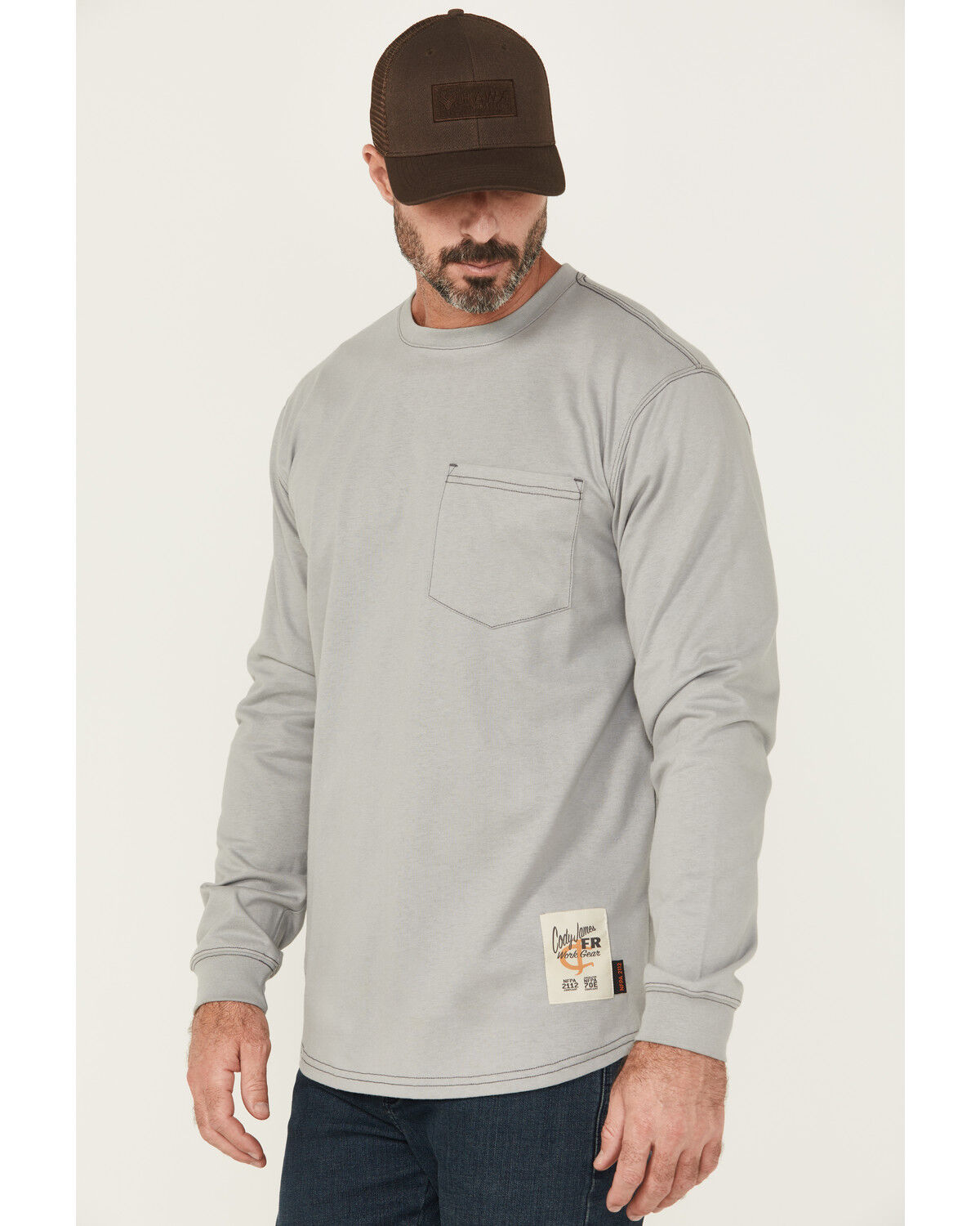 Cody James Men's FR Bandit Long Sleeve Graphic Work T-Shirt