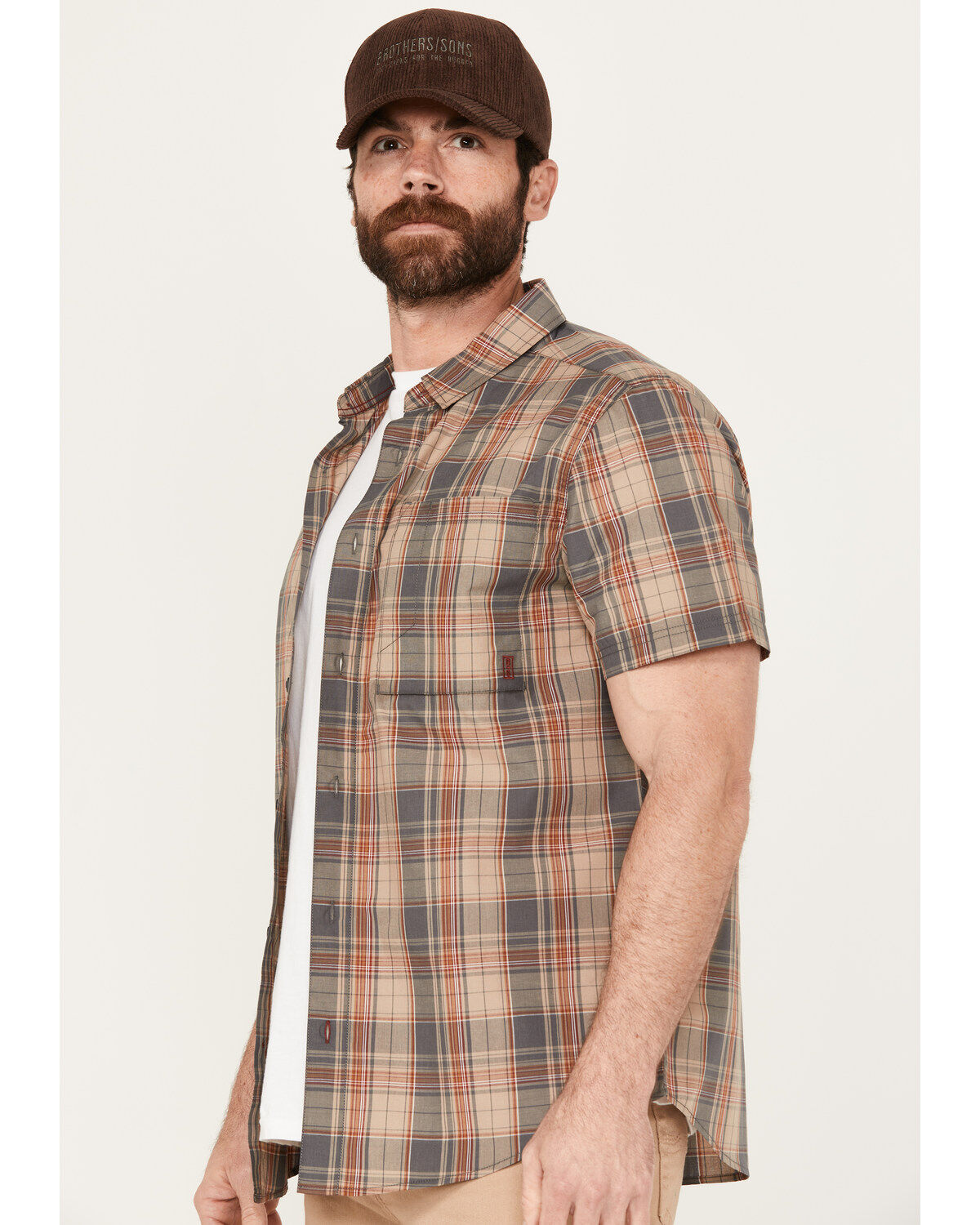 Brothers and Sons Men's Bartlesville Short Sleeve Button Down Western Shirt