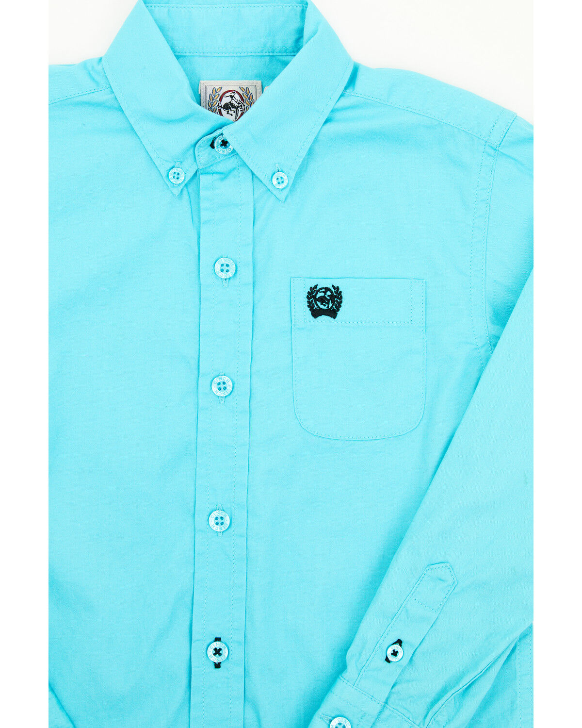 Cinch Toddler Boys' Solid Long Sleeve Button-Down Western Shirt