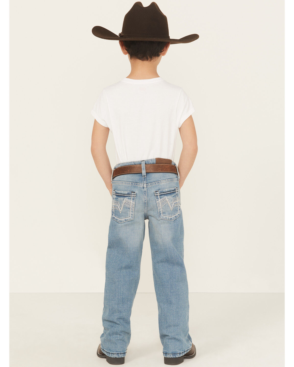 Cody James Little Boys' Stampede Light Wash Slim Bootcut Comfort Stretch Denim Jeans