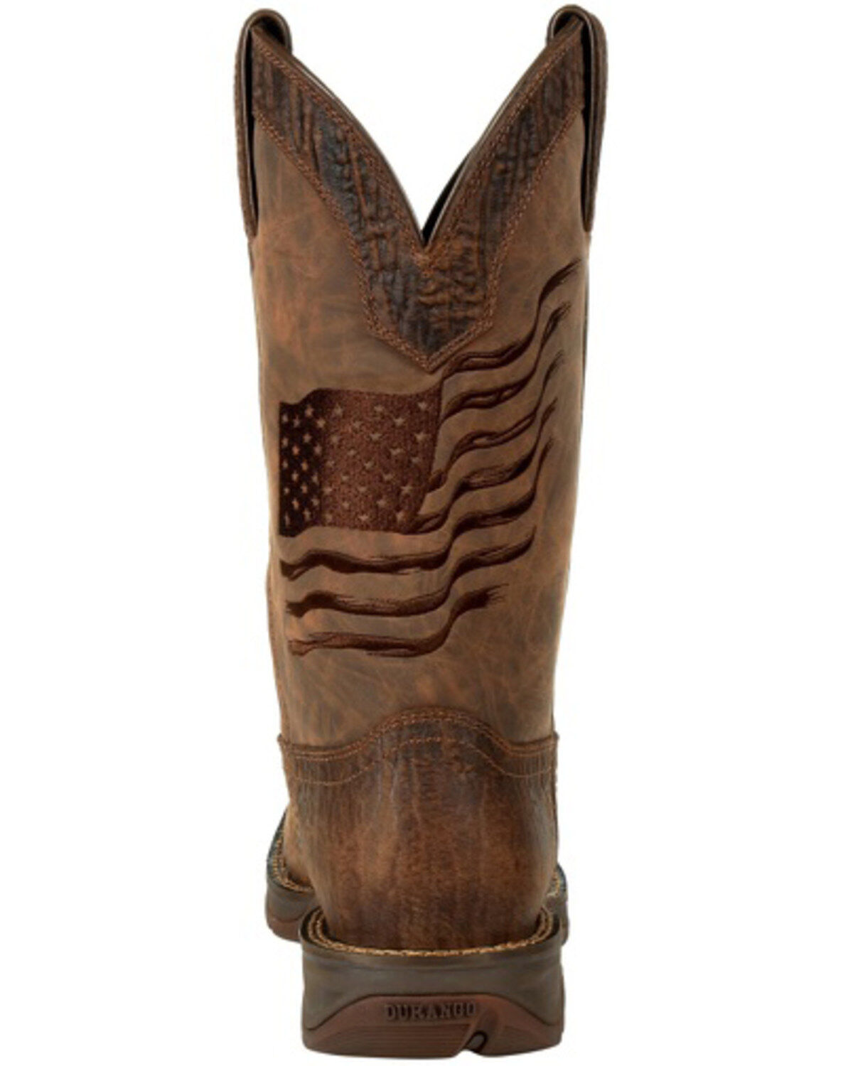 Durango Men's Rebel Brown Flag Western Performance Boots - Square Toe