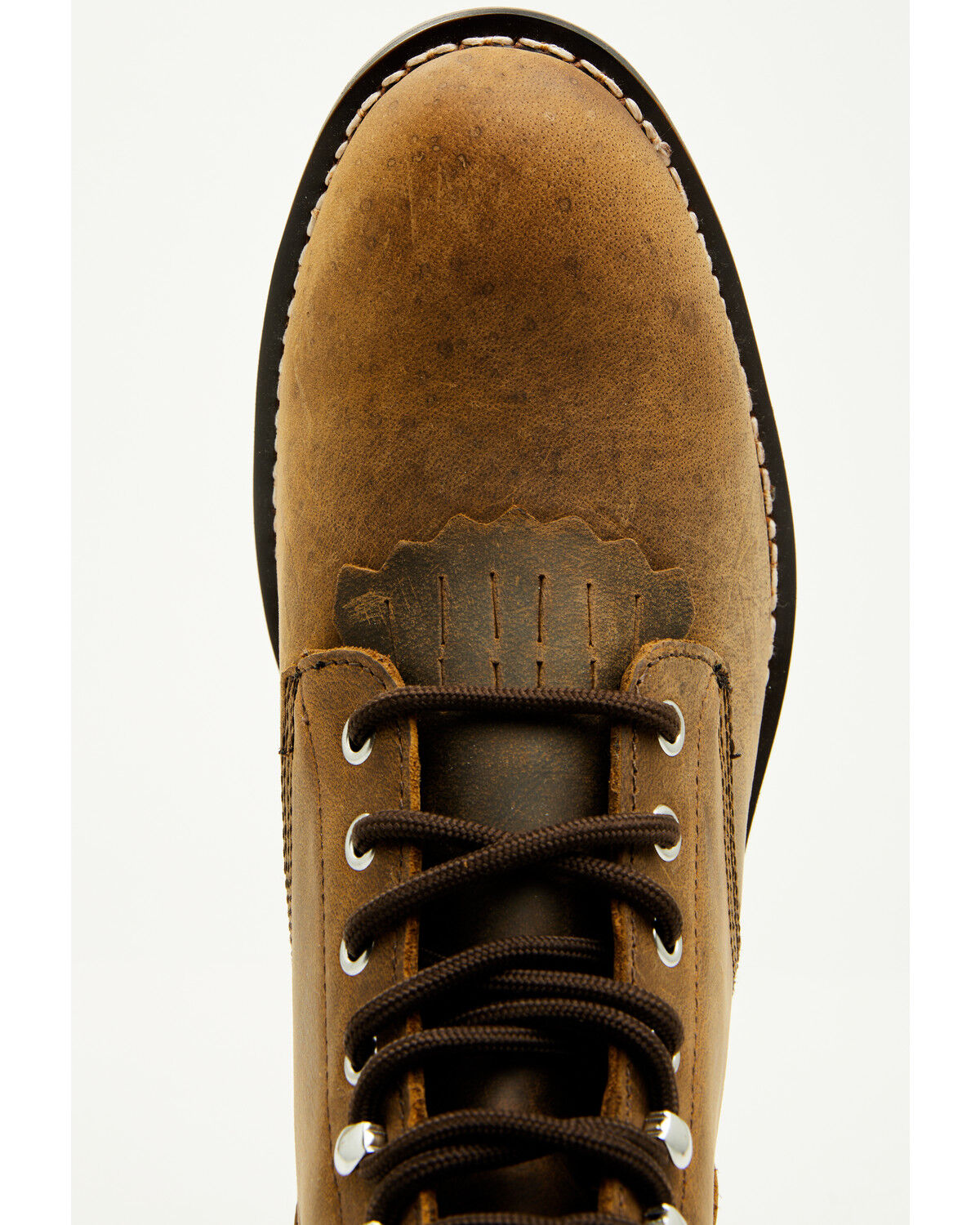 Justin Men's Drennan 7" Lace-Up Roper Boots - Round Toe