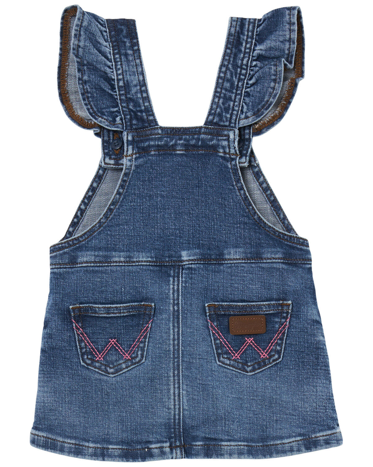 Wrangler Infant Girls' Phoebe Dark Wash Denim Skirtall
