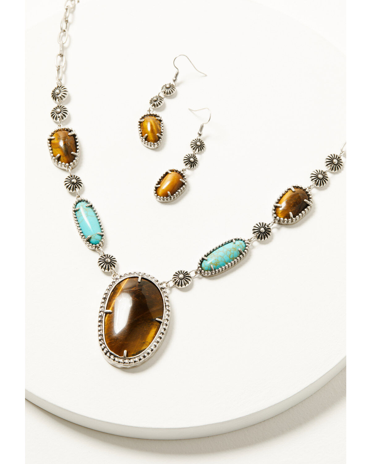 Shyanne Women's Americana Multi-Stone Jewelry Set - 2 Piece