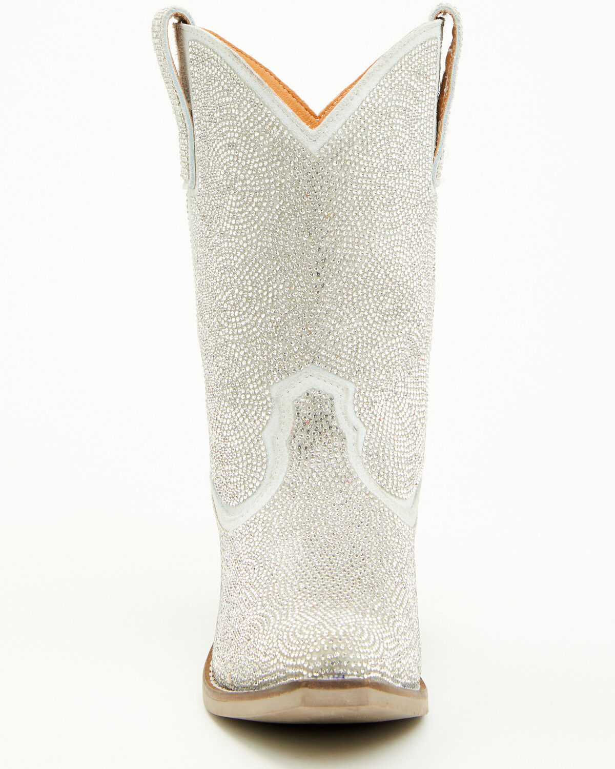 Dingo Little Girls' Silver Dollar Embellished Western Boots - Snip Toe