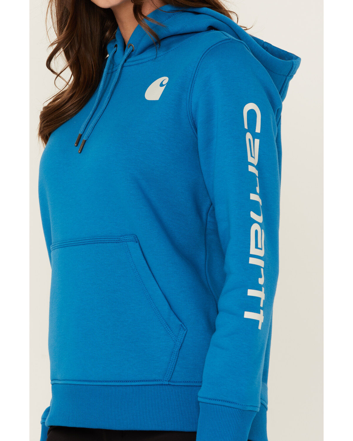 Carhartt Women's Relaxed Fit Midweight Logo Graphic Hoodie
