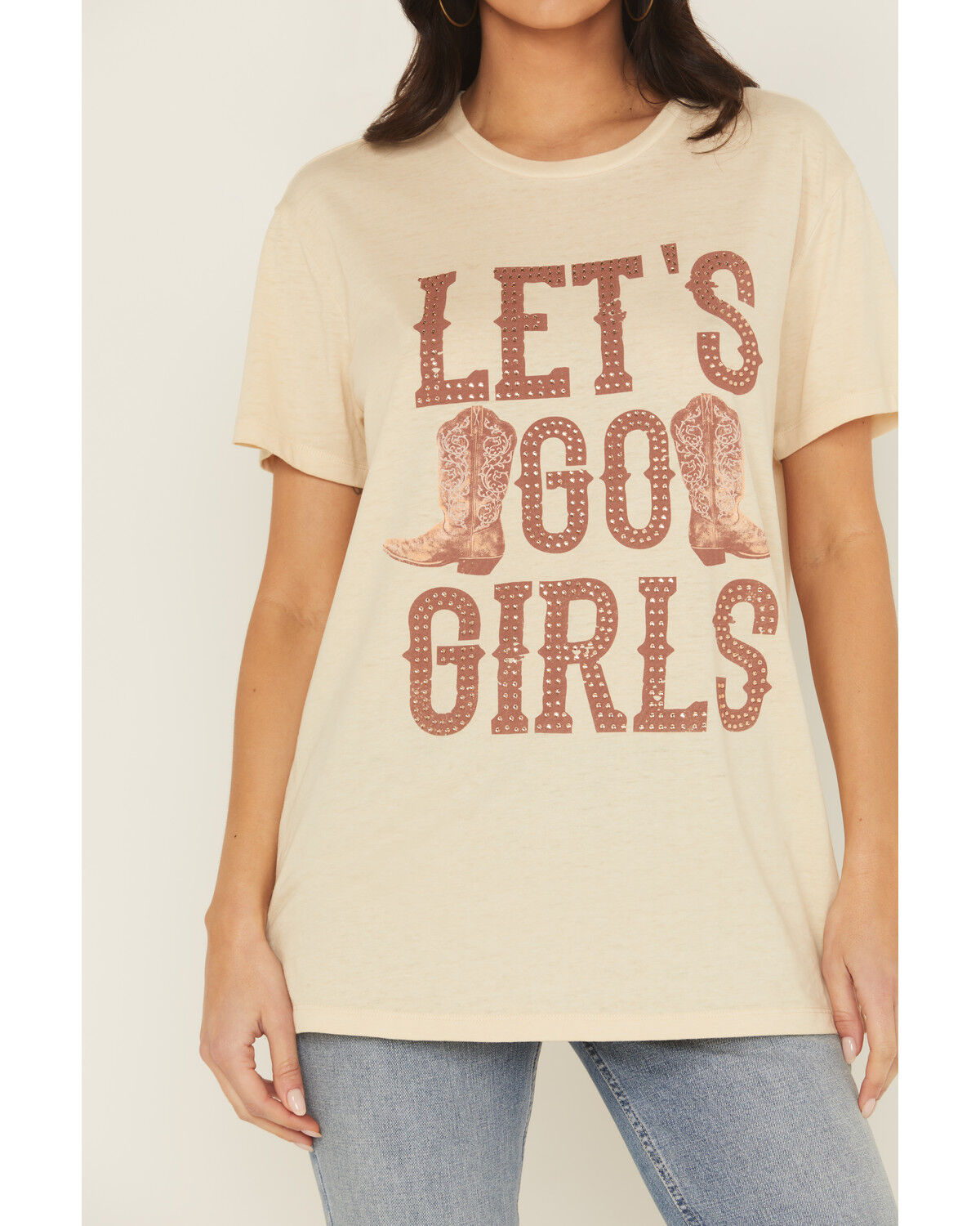 Blended Women's Let's Go Girls Short Sleeve Graphic Tee