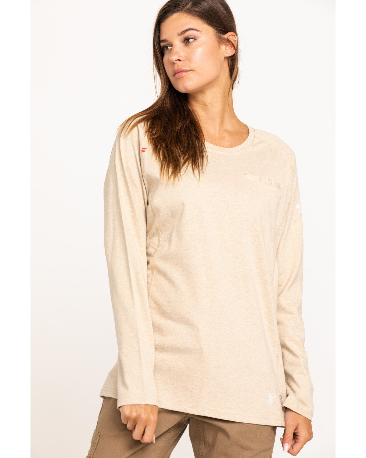 Ariat Women's FR Air Crew Long Sleeve Work Tee