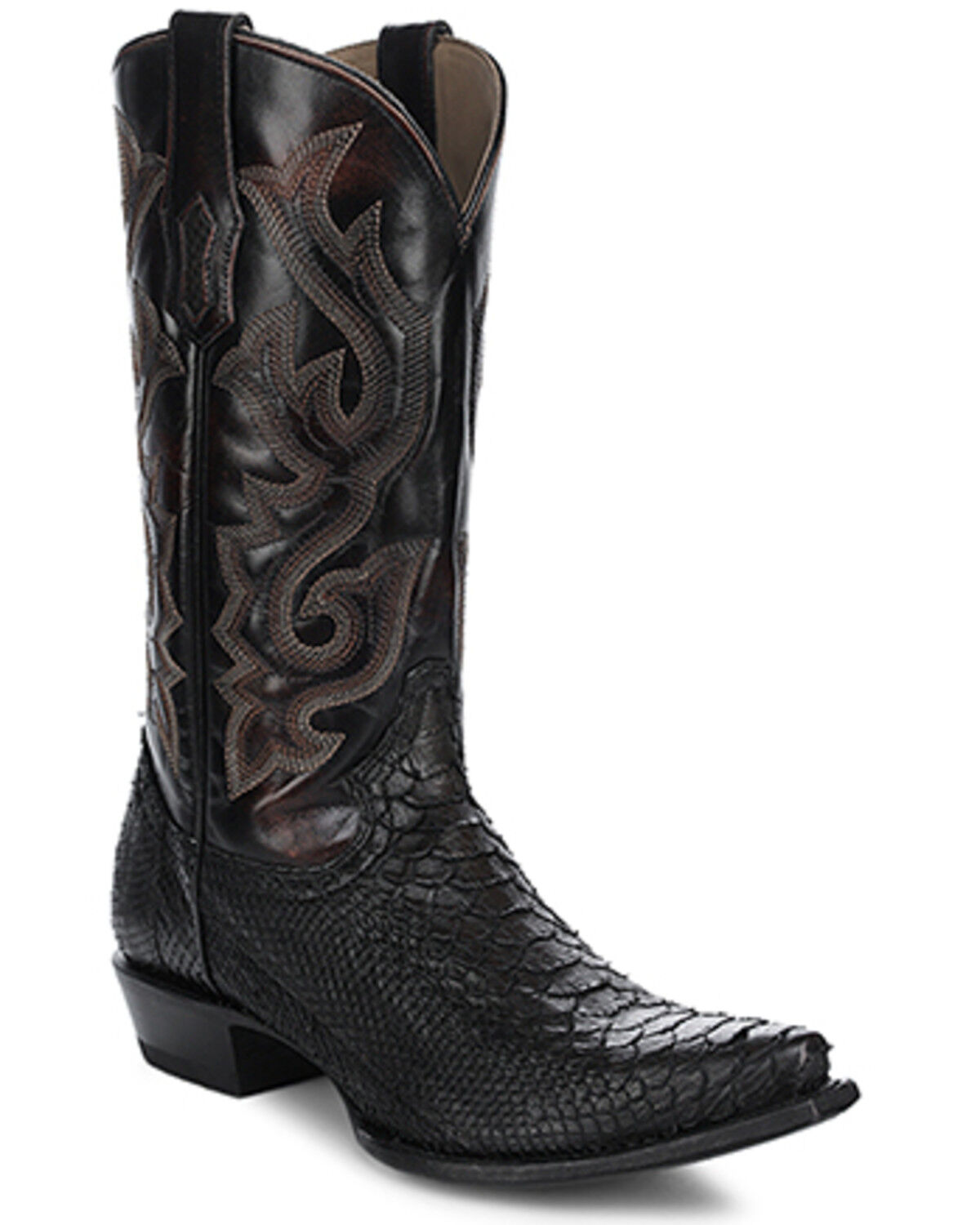 Corral Men's Exotic Python Western Boots - Snip Toe