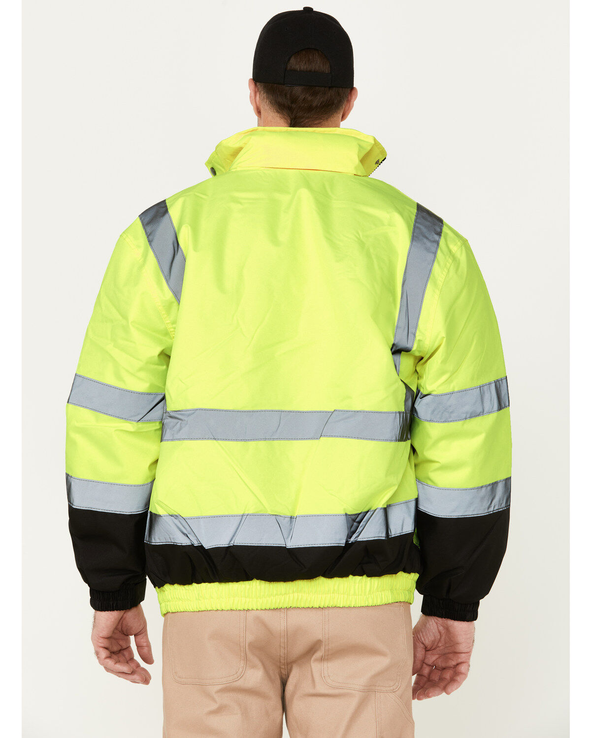 Hawx Men's High-Visibility Bomber Work Jacket - Tall